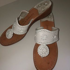 Jack Rogers Mid Wedge - White